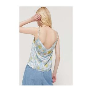 UO Eve Satin Cowl-Back Cami